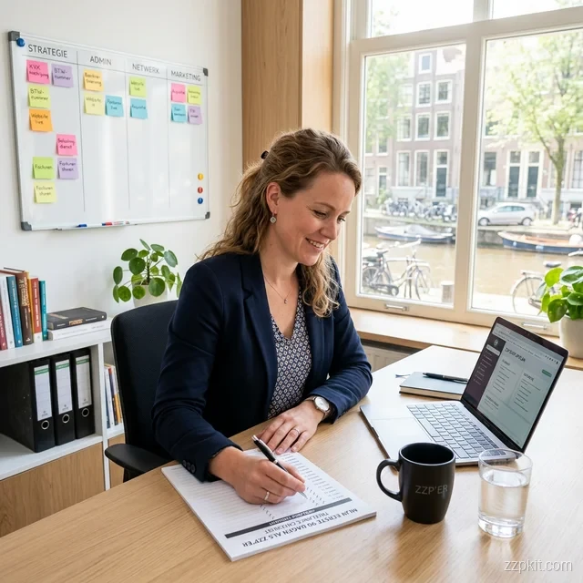 Uw eerste 90 dagen als zzp’er in 2026: geen motivatielijst, maar een startdossier
