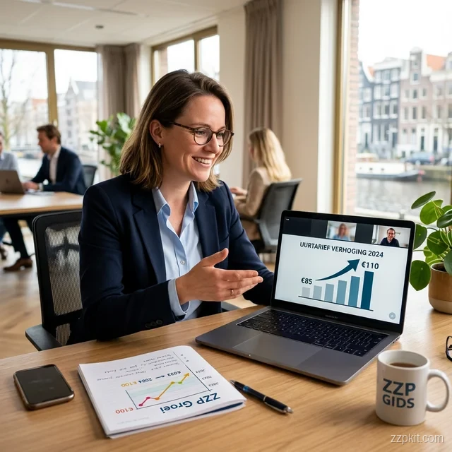 Tarief Verhogen als ZZP’er in 2026: contract, indexatie en herprijzing zonder marktmythes